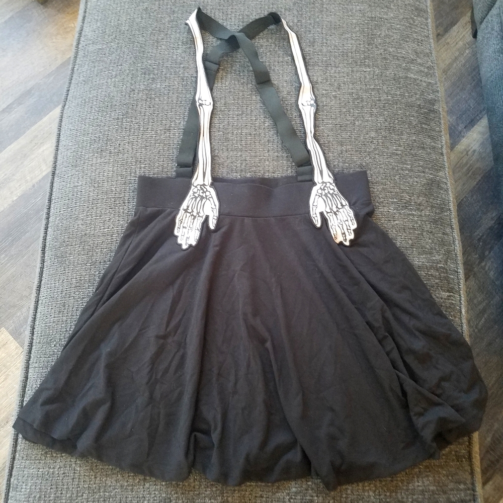Skeleton Cross Strap Skirt